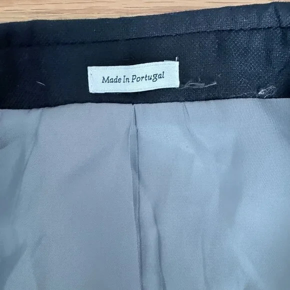 Peter Millar 100% Wool Blazer Black 48R Classic Fit